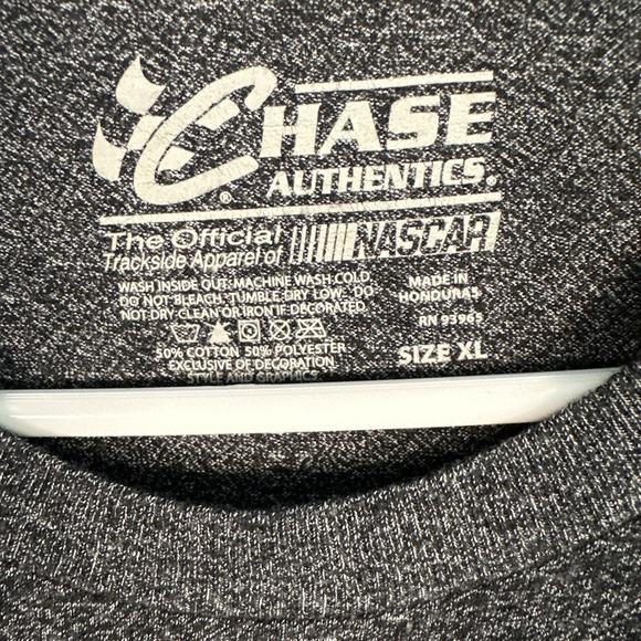 Chase Authentics Dale Jr Graphic Tee Men's XL Gray‎ Official Nascar Jr Nation - Picture 2 of 7